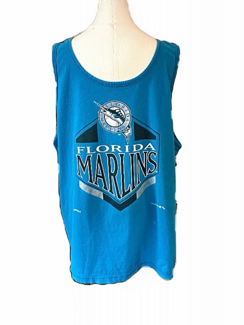 Vintage 1993 Florida Marlins MLB graphic tank‎ top. Men’s size XL (H11)